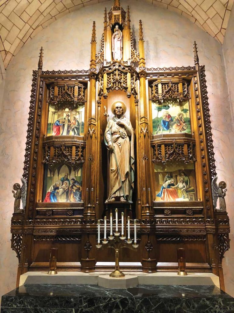 St. Joseph altar in our church